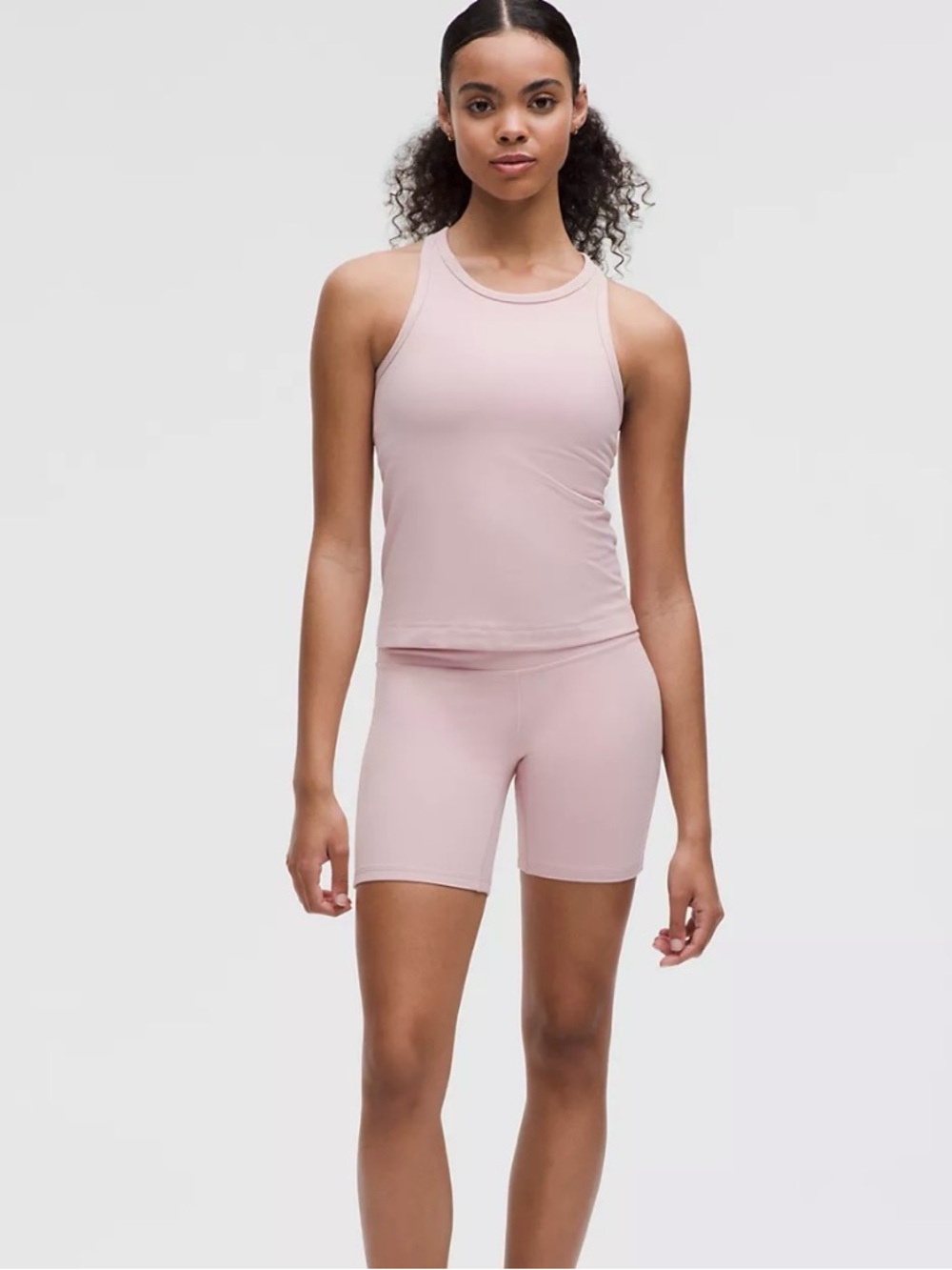 NWOT Lululemon High-Rise Short 6" in Pink Haze